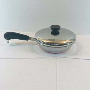 Revere Ware 1801 Skillet Copper Clad 7 Inch W Lid